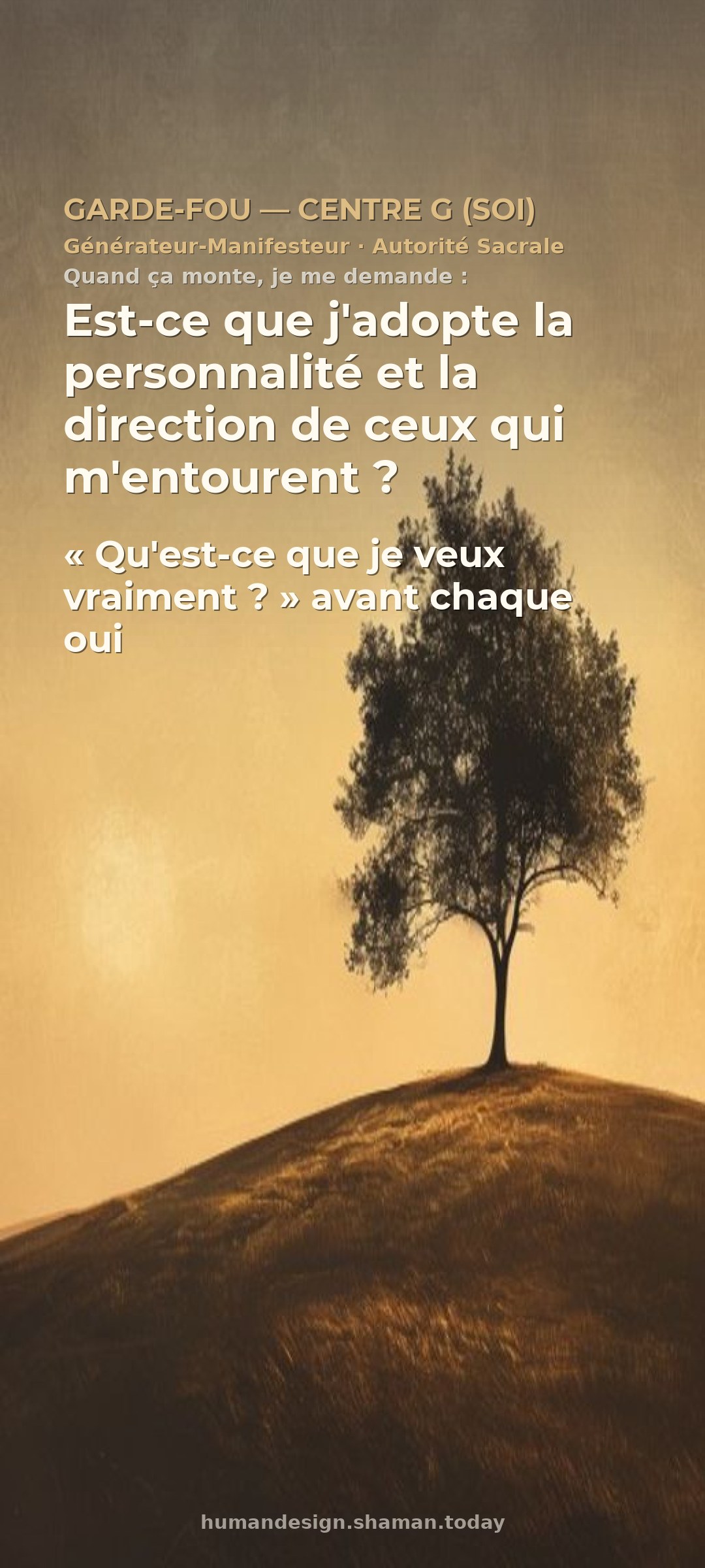 Garde-fou — Centre G (Soi)