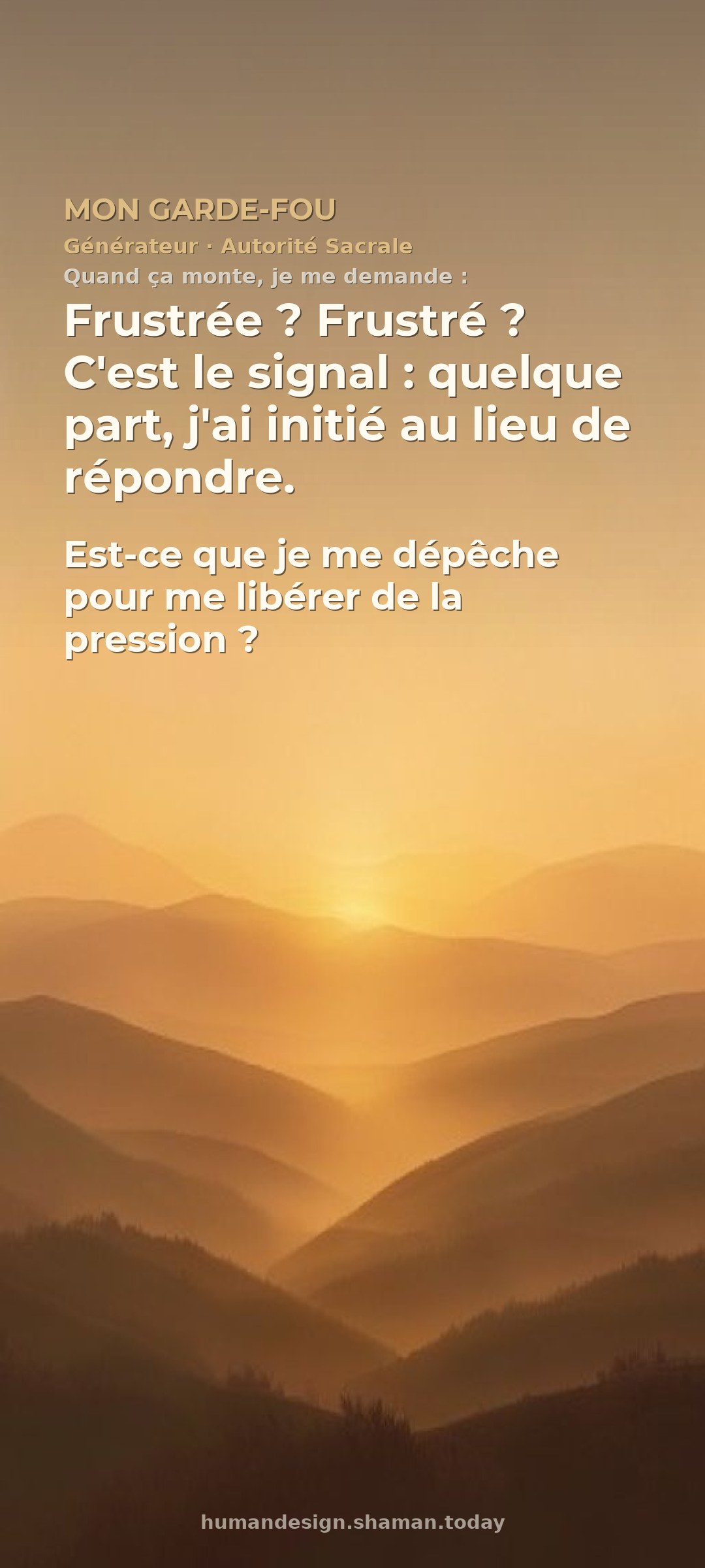 Mon garde-fou