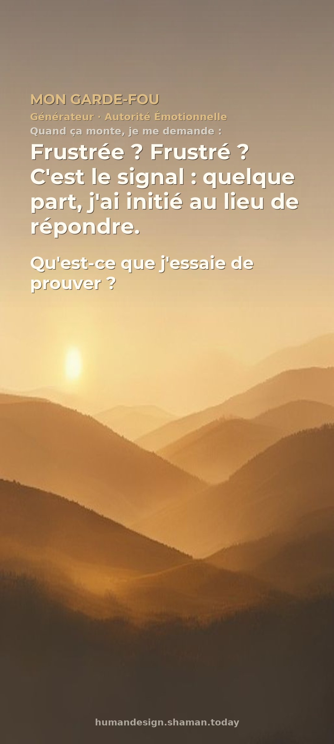 Mon garde-fou