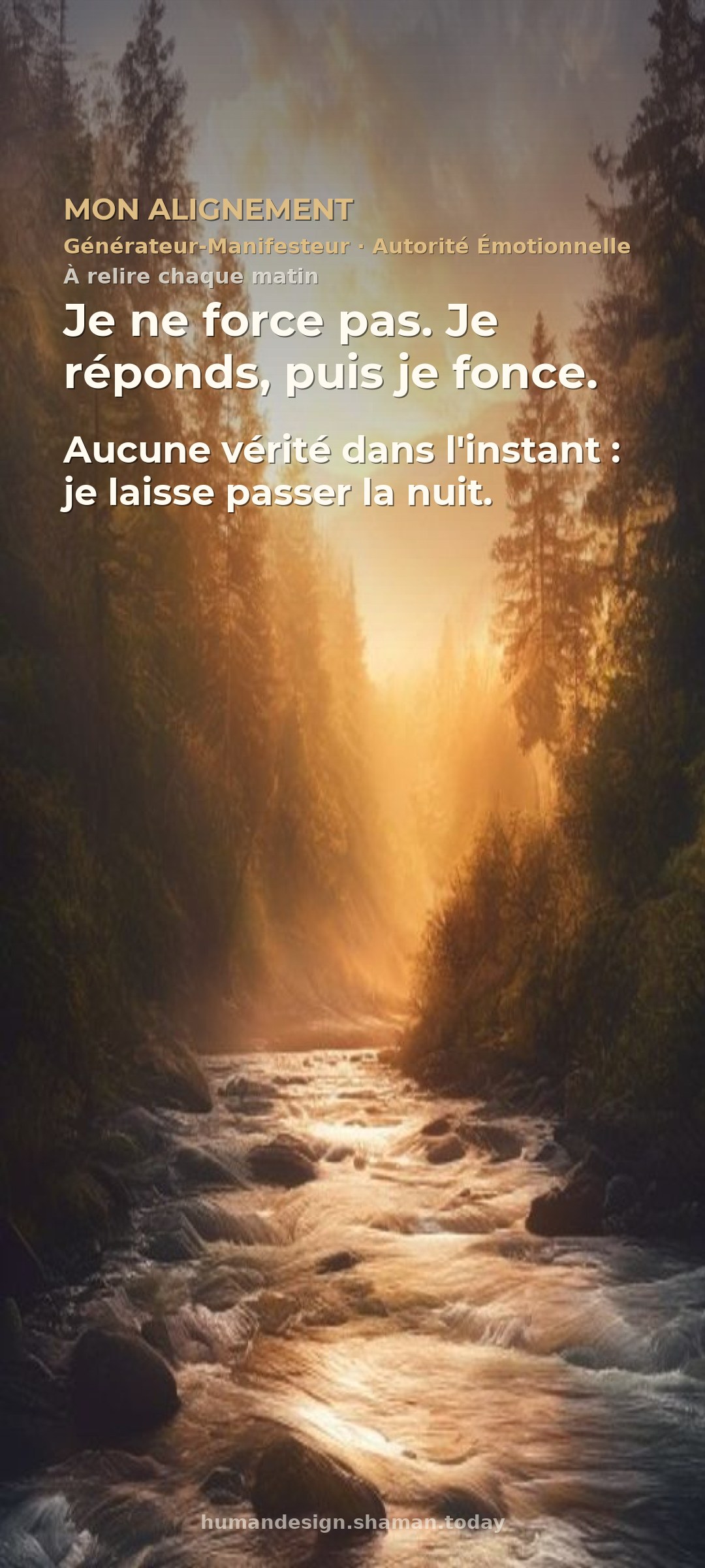 Mon alignement